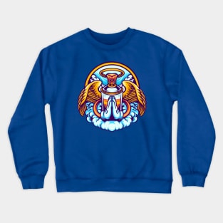 Graffiti Angel Crewneck Sweatshirt